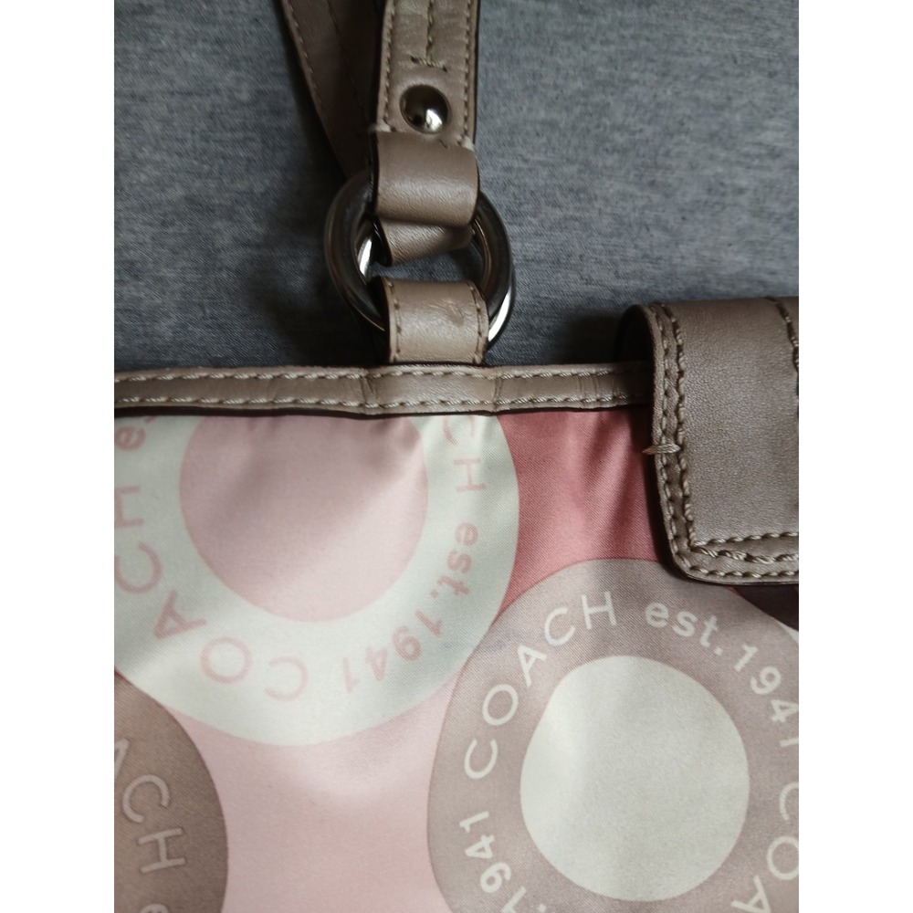Coach Purse Soho Ashley Sateen Snaphead Tote Bag Designer K1175 F18805 - Picture 9 of 16